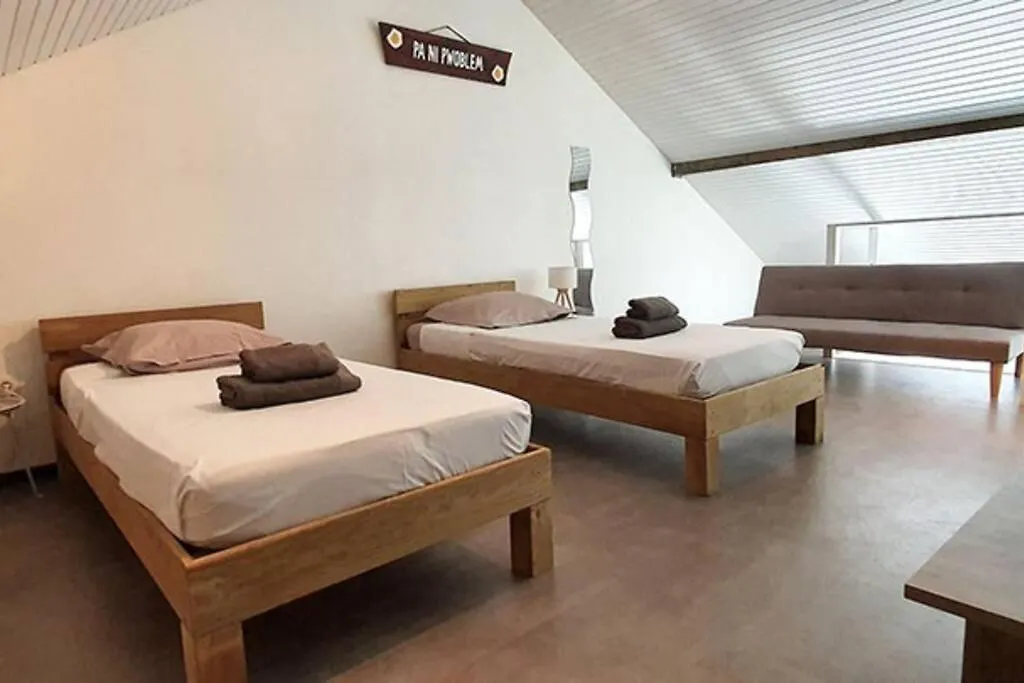 Ti Caraibes, Appartement T3 Atypique, Vue Mer, Piscine Et Proche Plage لي تروا زيليه 0*,